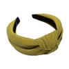 Headbands Head Bands Hair Long Thick Hairband Non Slip Wide Fabric Braid Top Knot Cloth Elastic Hairhoop (Yellow, One size) view 1