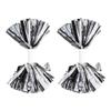 GANAZONO 2pcs Metallic Cheerleader Pom Poms Handle for Sports Events Dance Performances and Parties Dynamic Outdoor Cheer Props for Fans and Teams Suitable for Ages view 1