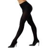 Akiido Black Tights for Women, Run Resistant Control Top Panty Hose, Women's Semi Opaque Tights, Medium, Large, Black