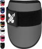 Exxact Sports Plain Baseball Elbow Guard Youth & Adult, Batters Softball Elbow Guard Baseball with Adjustable Straps - (Dark Grey, Adult) view 1