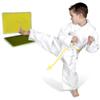 CurcKua Rebreakable Board for Kids Reusable Thickened ABS EVA Training Taekwondo Board Taekwondo Breaking Boards Taekwondo Kick Pad Karate Boards for Performance Practicing Test, Yellow view 3