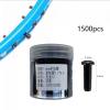 Badminton Racquet Grommets Eyelets String Protector Nylon Black Stringing Machine Tools for Repairing Racketball Equipment, 2.1mmx6.8mm view 4