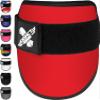 Exxact Sports Plain Baseball Elbow Guard Youth & Adult, Batters Softball Elbow Guard Baseball with Adjustable Straps - (Red, Adult) view 1