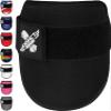 Exxact Sports Plain Baseball Elbow Guard Youth & Adult, Batters Softball Elbow Guard Baseball with Adjustable Straps - (Black, Adult) view 1