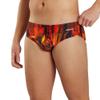 Sporti Catalyst Swim Brief - Athletic Swimsuit Short Training Bathing Suit for Swimmers - Competition Pool Training Swimwear for Men - Red/Orange - 32 view 1