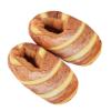 1Pair Winter Cotton Slippers for Women Creative Simulation Bread Design Soft Warm Indoor Slippers with Anti-skid Sole Comfortable Fashion Heel Wrapped for Home Use view 1