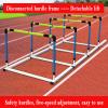 KEULEN Soft Safety Hurdles, Agility Training Coordination Set, Adjustable Lift, Separate Soft Pole Design, Used for Professional Hurdles Competitions, Training, Etc. view 2