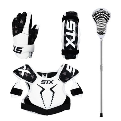Lacrosse Unlimited 4-Piece STX Stallion 75 USA Youth Starter Set
