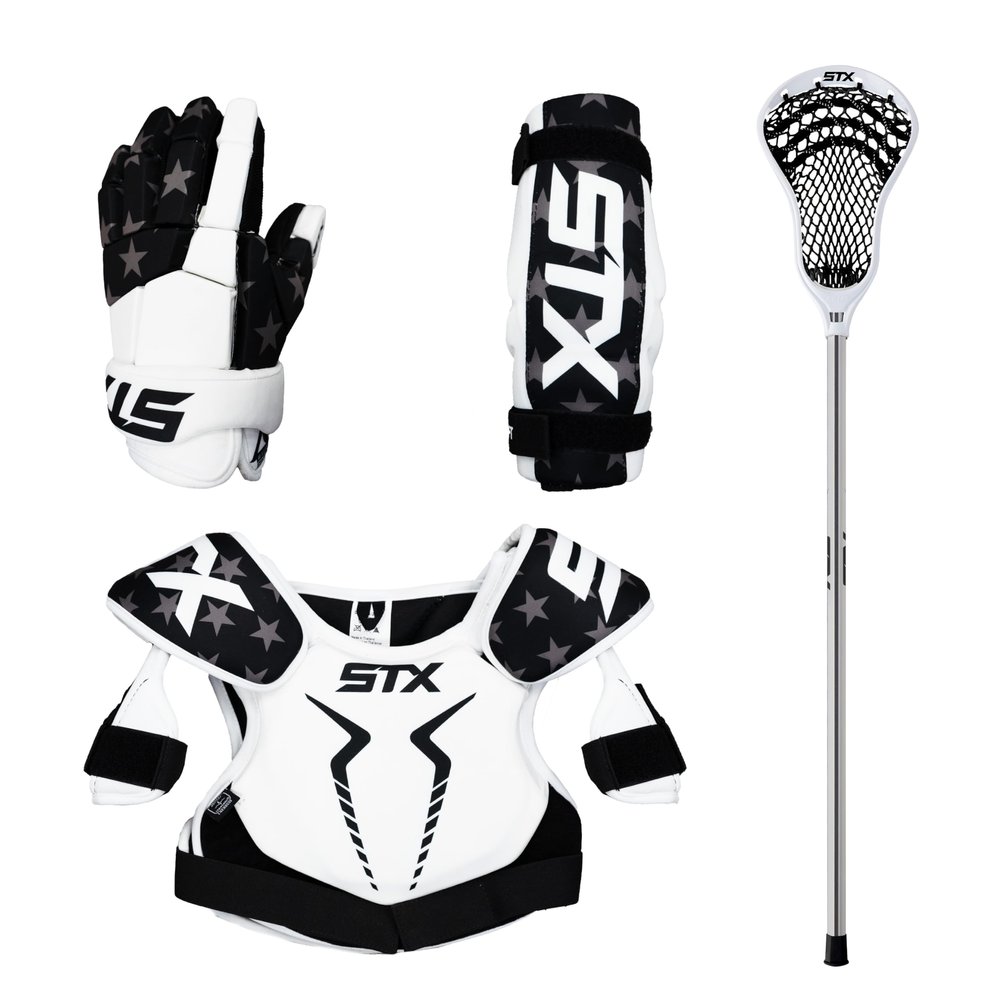 Lacrosse Unlimited 4-Piece STX Stallion 75 USA Youth Starter Set