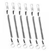 BESPORTBLE 12pcs Fishing Coiled Ropes Retractable Elastic Lanyards - Fishing Accessories for Kayaks Boats Flexible Gear view 2