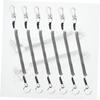 BESPORTBLE 12pcs Fishing Coiled Ropes Retractable Elastic Lanyards - Fishing Accessories for Kayaks Boats Flexible Gear view 4