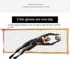 PLbSe Soccer Goalkeeper Gloves Goalie Training Gloves Strong Grip Anti-Slip and Breathable for Adults and Children (Black,9) view 4