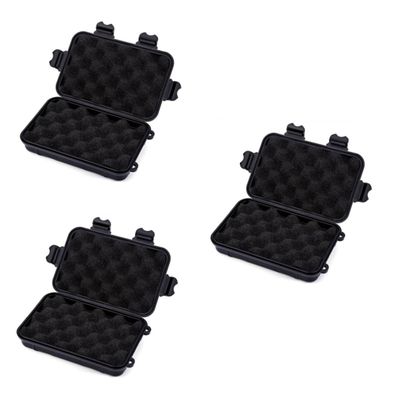 Kisangel 3pcs Box Dry Box Storage Plastic Dry Container Shockproof Case Floating Emergency Bag for Outdoors
