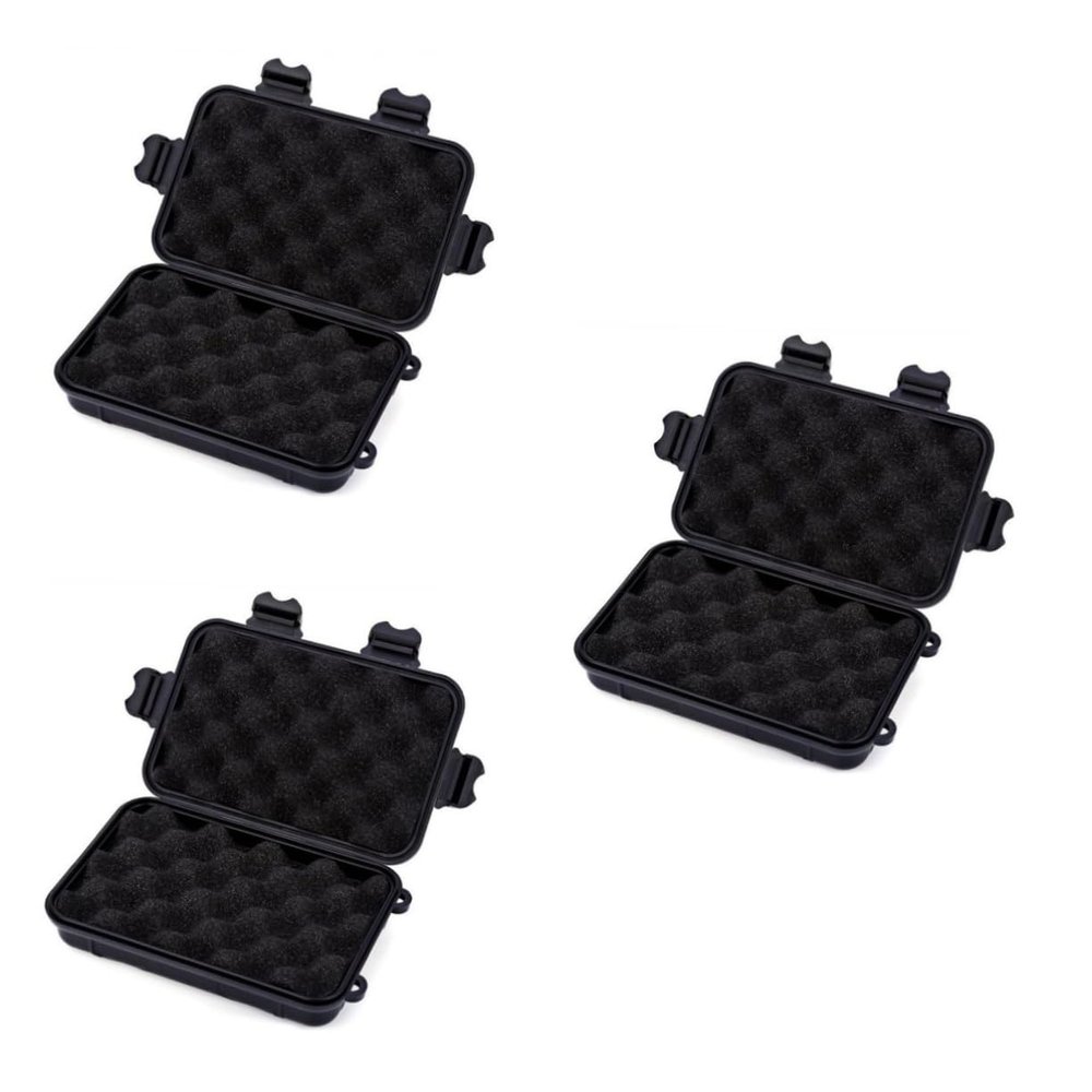 Kisangel 3pcs Box Dry Box Storage Plastic Dry Container Shockproof Case Floating Emergency Bag for Outdoors