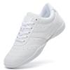 GlideMoves Cheer Shoes Women Dancing Sneakers Training Competition Comfortable Girls Cheerleading Tumbling Exercise Fitness Kids Youth Adults Little Kid Size 11.5 White 28 view 1