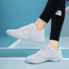 GlideMoves Cheer Shoes Women Dancing Sneakers Training Competition Comfortable Girls Cheerleading Tumbling Exercise Fitness Kids Youth Adults Little Kid Size 11.5 White 28 view 2