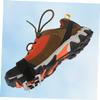 BESPORTBLE 2pcs Toothed Slip Crampons for Shoes Wear-Resistant Ice Grippers for Outdoor Use Excellent Traction ICY Surfaces Flexible and Easy to Walk view 3