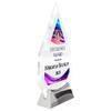 9 1/4" Personalized Glass Plaque for Awards and Trophies, Custom Award for Employee of the Month, Retirement, Leadership and Appreciation Gift N (D6) view 4