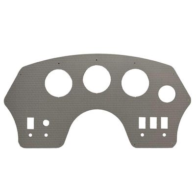 Rinker Boat Blank Center Gauge Panel 238809 | 186 Faux Turned Silver