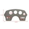 Rinker Boat Blank Center Gauge Panel 238809 | 186 Faux Turned Silver view 4