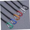 BESPORTBLE Outdoor Adventure Essential: 15pcs Retractable Ropes Keychain Ring Anti-Lost Phone Spring view 2