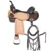 Comfytack 16 in Western Horse Barrel Racing Trail Saddle Tack Set American Leather view 1