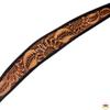 HILASON Western Leather Horse Breast Collar Floral Carved Black/Brown view 3