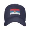 Tradicionalna Zastava Vojvodine sa grbom Baseball Caps for Men Women Hat Adjustable Cap Trucker Hats Dad Cap Navy Blue view 1
