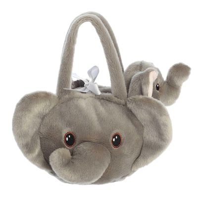 Aurora Responsibly Made Eco Nation Baby Elephant Stuffed Animal - Ideal for Playtime Adventures - Perfect for Birthdays or Just Because - Grey 8 Inches