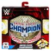 Mattel WWE United States US Championship Role Play Kids Title Belt, Authentic Styling with Adjustable Belt Ages 6 Years Old & Up, Youth, Black view 1