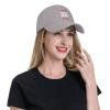 I Closed My Book to Be Here Baseball Caps for Men Women Hat Adjustable Cap Trucker Hats Dad Cap Gray view 4