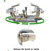 FORMA S.F. D-U-N-S Certified Tennis Stringing Machine - Stringing Machine for Racquets - Silver Black/Gold -Full Metal Tennis Stringing Machine view 3