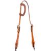 BAR H EQUINE Western Horse Genuine Leather Hand Tooled One Ear Headstall Tan view 1