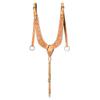 HILASON Leather Horse U Shaped Breast Collar Floral Tan | Western