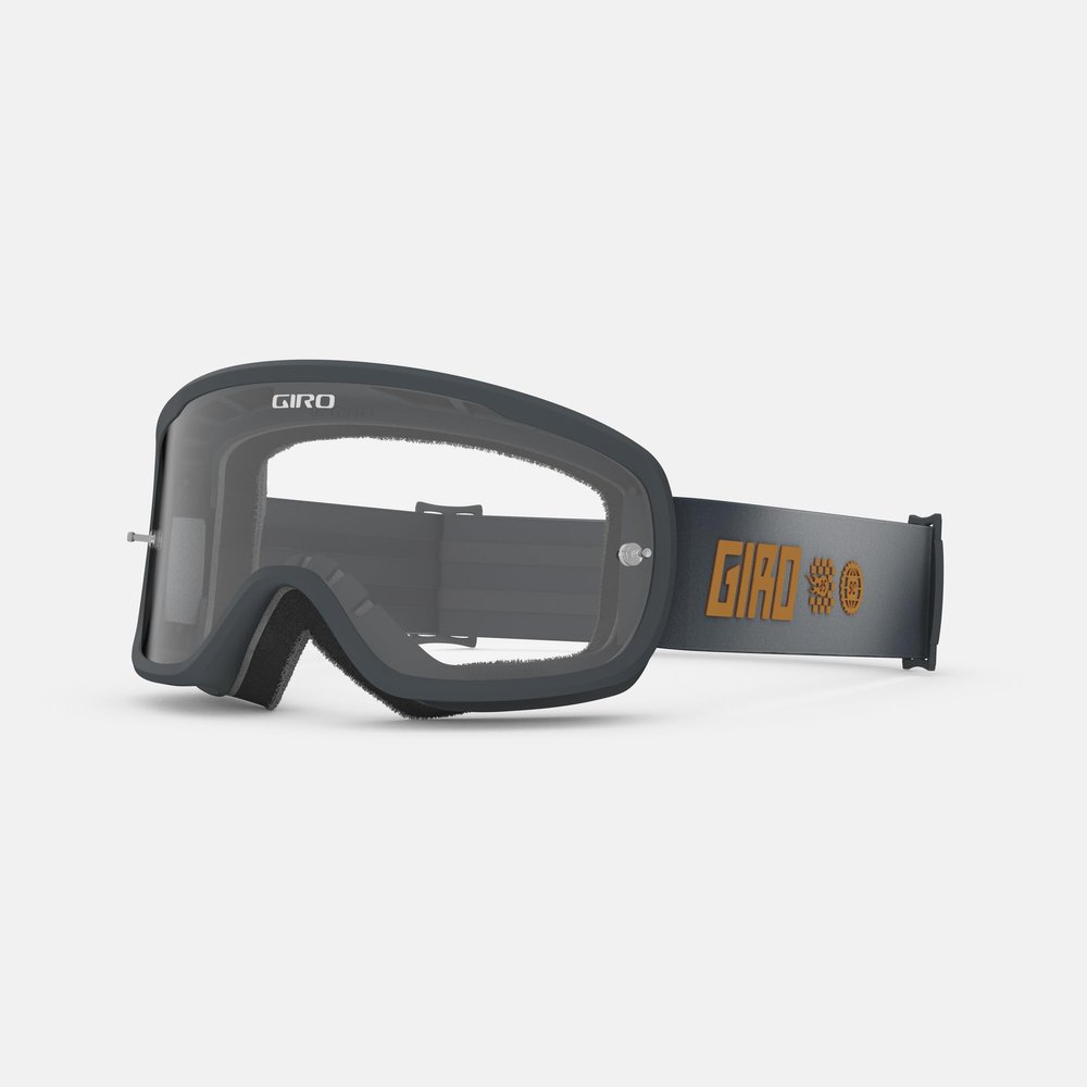 Giro Tempo MTB Goggle for Dirt Biking - Dark Shark/Dune - Clear Lens