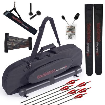 Southwest Archery Universal Takedown Recurve Bow Accessory Kit  Durable, Professional Archery Accessories - Complete Archery Set