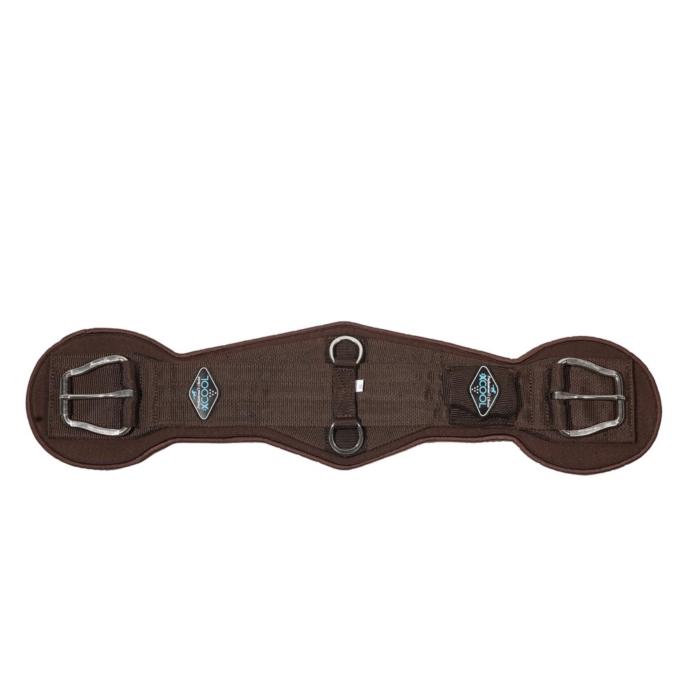 Professional's Choice 2XCOOL Cinch | Cooling Minerals Infused in Liner | V-Shaped Design for Pressure Distribution | Extra Padding to Prevent Pinching | Honeycomb Silicone Soft Grip | 34 Chocolate