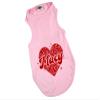 Personalized Valentine's Day Dog Shirt, XOXO Heart Dog Shirt, Valentine's Day Outfit for Dogs, Personalized Dog Shirt, Clothes for Pets (Pink Shirt, M 10-15 lbs) view 2