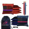 BackYardGamesUSA CornholeGamesUSA Tournament Cornhole Bags Sets of 8 Regulation Professional, Tournament Slick n Stick Corn Hole Beans Bags for Cornhole Games view 1