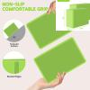 MBKHFLL Yoga Block - Supportive Latex-Free Eva Foam - Soft Non-Slip Surface with Beveled Edges for Yoga, Pilates, Meditation - Yoga Accessories for Stability, Balance, Deepen Stretches (Grass green) view 3