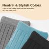 Babysoy Baby Girls Boys Knee High Organic Cotton Uniform Socks with Grip- Set of 3 (US, Age, 0 Months, 12 Months, Boy) view 4