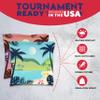 CornholeGamesUSA Tournament Cornhole Bags Sets of 8 Regulation Professional, Tournament Slick n Stick Corn Hole Beans Bags for Cornhole Games view 2