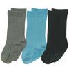 Babysoy Baby Girls Boys Knee High Organic Cotton Uniform Socks with Grip- Set of 3 (US, Age, 3 Years, Boy) view 1