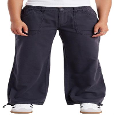 Drapey Woven Full Length Straight Leg Pant