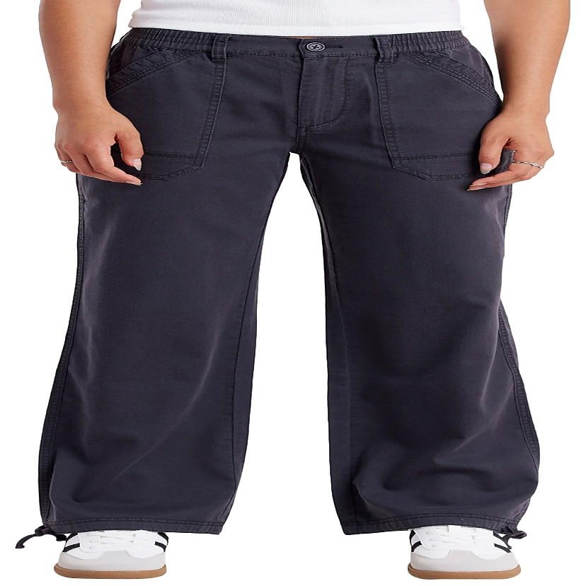 Drapey Woven Full Length Straight Leg Pant