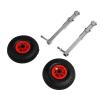 BROLEO Boat Transom Wheel Stainless Steel 2pc Anodized Boat Wheel Easy to Install for Inflatable Rafts, BROLEO5azicnpukt view 2