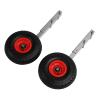 BROLEO Boat Transom Wheel Stainless Steel 2pc Anodized Boat Wheel Easy to Install for Inflatable Rafts, BROLEO5azicnpukt view 3