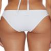 BCA By Rebecca Virtue Lace Trim - Women's Bikini Bottom, Cheeky Coverage, Swimwear Separates for Women, White, X-Large view 4