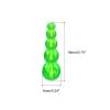 PATIKIL Stacked Fishing Beads, 30 Pack Plastic Fishing Bead Lure Tackle Inline Making Supplies for Saltwater Freshwater, Green view 2