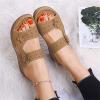 Silver Orthotic Dress Sandals For Women Women Orthotic Slides Comfortable Orthopedic Sandals Dressy Summer Wide Width Walking Flip Flops Beach Shoes with Arch Support 2024 view 3